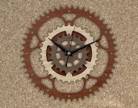 Intra απο ξύλο plywood 3mm-4mm πάχος - Ρολόι με γρανάζια Δίασταση 30x30 cm Intraeaxys-eo0qnn31