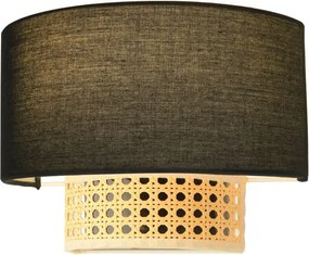 Απλίκα Τοίχου Aca Nisyros TF20831WB Black