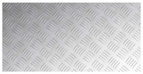 vidaXL Σκαλοπάτι Ορθογώνιος 4 pcs Ασημί 80 x 40 cm Αλουμίνιο