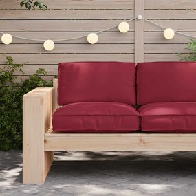 vidaXL Μαξιλάρι παλέτας για κάθισμα Κόκκινο 80 x 80 x 12 cm
