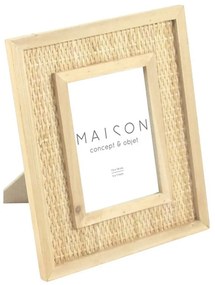 Κορνίζα Για Φωτογραφία 13x18cm Kamira S 032084 25x2x30cm Natural Rattan,Γυαλί