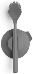 Brabantia 1000213 Πλαστικές Βούρτσες Καθαρισμού με Λαβή για Πιάτα SinkSide Dark Grey