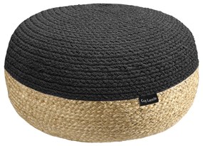 Πουφ (Φ50x25) Guy Laroche Ottoman Maya Natural