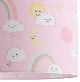 Παιδικό φωτιστικό οροφής VEIS Cloudy Rainbows Pink