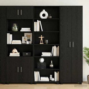 vidaXL Πλαϊνό γραφείο Μαύρη Δρυς 70 x 41 x 185 εκ Επεξεργασμένο Ξύλο