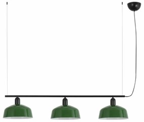 Φωτιστικό Οροφής - Ράγα Tatawin Metal M 20338-149 3xE27 210x100cm Black-Green Faro Barcelona