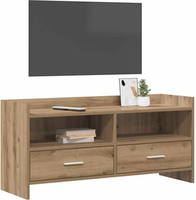 vidaXL Ντουλάπι TV 100 x 33 x 47 εκ Artisan Δρυς Επεξεργασμένο Ξύλο