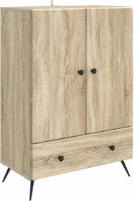 vidaXL Πλαϊνό γραφείο Sonoma Δρυς 66 x 34,5 x 95 εκ.