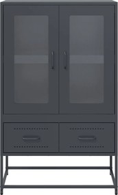 vidaXL Ντουλάπι Ανθρακί 68x39x111,5 εκ. από Χάλυβα