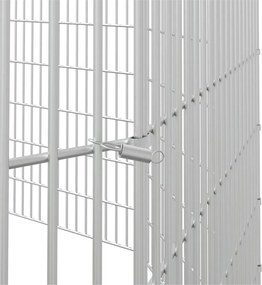 vidaXL Περίφραξη Ζώων Ελεύθερης Βοσκής 10 Πάνελ 54x60 εκ. Γαλβ. Σίδερο