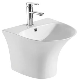 Pyramis Semeli Νιπτήρας Κρεμαστός Λευκός 470 x 460 x 370mm