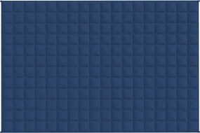 vidaXL Κουβέρτα Βαρύτητας Μπλε 120 x 180 εκ. 9 κ. Υφασμάτινη