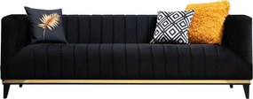 3-Seat Sofa Bellino - Black Black
Gold