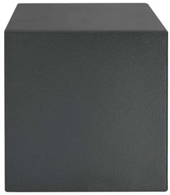 vidaXL Ψηφιακό Ασφαλές Σκούρο γκρι 25 x 35 x 25 εκ Ατσάλι