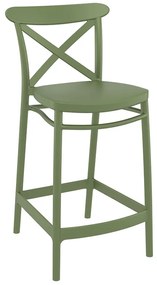 ΣΚΑΜΠΟ ΚΡΟΣ 65εκ.OLIVE GREEN ΠΟΛ/ΝΙΟΥ 45Χ50Χ96εκ. 45Χ50Χ96εκ. (Σετ 4 ΤΕΜ)