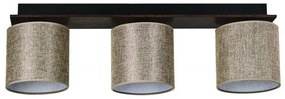 Arkolight Μοντέρνο Φωτιστικό Οροφής Τρίφωτο Μ70xY20cm Καφέ-Μόκα 3420-3/3