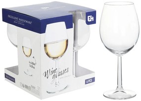 Σετ ποτήρια κρασιού Excellent Houseware Χωρητικότητας 430ml - 4 τεμάχια