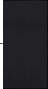 vidaXL Αθλητικές Πετσέτες 2 pcs Μαύρο 200 x 100 cm