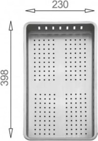Karag BL517 - Καλαθι νεροχυτη Inox 40x23