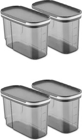 Storage Box Set (4 Pieces) BNMSRGAR04-12 Anthracite