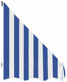 vidaXL Αντιανεμικό Μπλε 200 cm ύφασμα