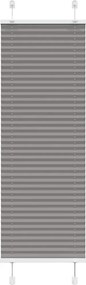 vidaXL Πλισέ περσίδα Ανθρακί 45x150 cm Πλάτος υφάσματος 44,4 cm