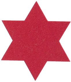 Σετ Χριστουγεννιάτικα Σουπλά Felt Star Red 2x(50x50) - Nef Nef