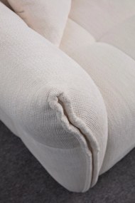 Corner Sofa Boxer Left - White White