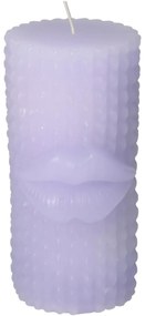 Κερί ArteLibre Χείλος Λιλά 7.3x7.3x15cm-05150050