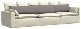 vidaXL Μαξιλάρι Καναπέ 2 pcs Taupe 200 x 40 εκ. ύφασμα