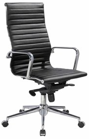 Πολυθρόνα Διευθυντή BF4400 ΕΟ236 Μαύρη 56x57x110/120 cm Σετ 2τμχ