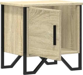 vidaXL Κομοδίνα 2 τεμ. Sonoma Δρυς 40 x 30 x 40 εκ. από Επεξ. Ξύλο