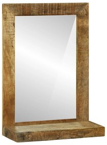 vidaXL Καθρέφτης  50x22x70 cm Μασίφ Ρουστίκ Ξύλο Μάνγκο
