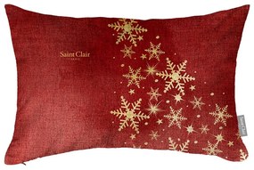 Μαξιλάρι Διακοσμητικό Χριστουγεννιάτικο (Με Γέμιση) 4024 Red Saint Clair 30Χ45 30x45cm
