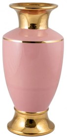 Βάζο Κεραμικό Αμφορέας Ροζ/Χρυσό  19,5x19,5x39cm Idea Home 47694