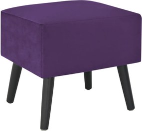 vidaXL Κομοδίνα 2 τεμ. Σκούρο Μοβ 40 x 35 x 40 εκ. Βελούδινα