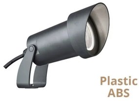 Σποτ Φωτιστικό Κήπου Ellis Ανθρακί IP54 23,5X15,5 4256900 Viokef 4256900 Ανθρακί
