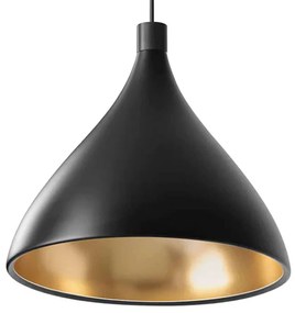 Φωτιστικό Οροφής Swell XL Single M 10593 46x43cm Dim E26 1050lm 13W 3000K Black-Brass Pablo Designs