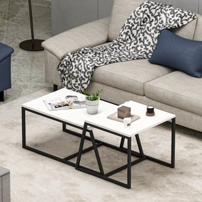 Coffee Table Minimal - White White