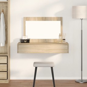 vidaXL Kρεβάτι τοίχου  από δρυ Σονόμα 100x40x70 εκ