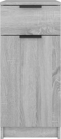 vidaXL Ντουλάπι Γραφείου Γκρι sonoma 33,5x50x75 εκ. Επεξεργ. Ξύλο