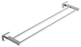 Κρεμάστρα Πετσέτας Διπλή New Colomdo 76048 62x3,5cm Chrome Karag Metal
