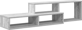 vidaXL ΡάφιΤηλεόρασηςΤοίχου 120x25x28,5εκ Επεξεργασμένο ξύλο