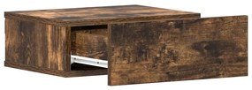 vidaXL Κομοδίνο Κρεμαστό Καπνιστή Δρυς 40 x 30 x 15 εκ. Επεξεργ. Ξύλο