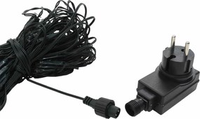 vidaXL Λαμπάκι Δίκτυο Σκούρο Πράσινο