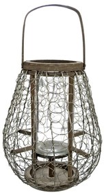 ART ET LUMIERE ΦΑΝΑΡΙ ΜΕΤΑΛΛΟ/ΜΠΑΜΠΟΥ