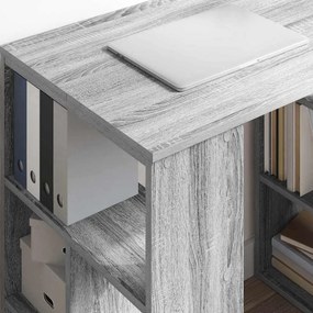 vidaXL Γραφείο Γκρίζο Σονομα 90 x 50 x 75 cm Επεξεργασμένο Ξύλο