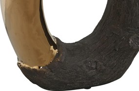 Βάζο Home ESPRIT Καφέ Χρυσό Πήλινα Σύγχρονη 20 x 8 x 31 cm