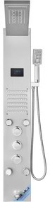 VEVOR Shower Panel Tower System 6 Modes Hydroelectricity LED Stainless Steel