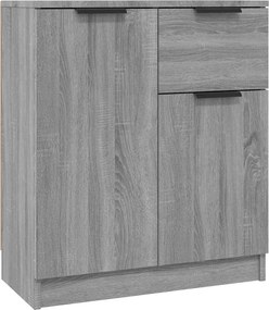VidaXL Ντουλάπι 2 τεμ. Γκρι Sonoma 60x30x70 εκ. από Επεξεργασμένο Ξύλο